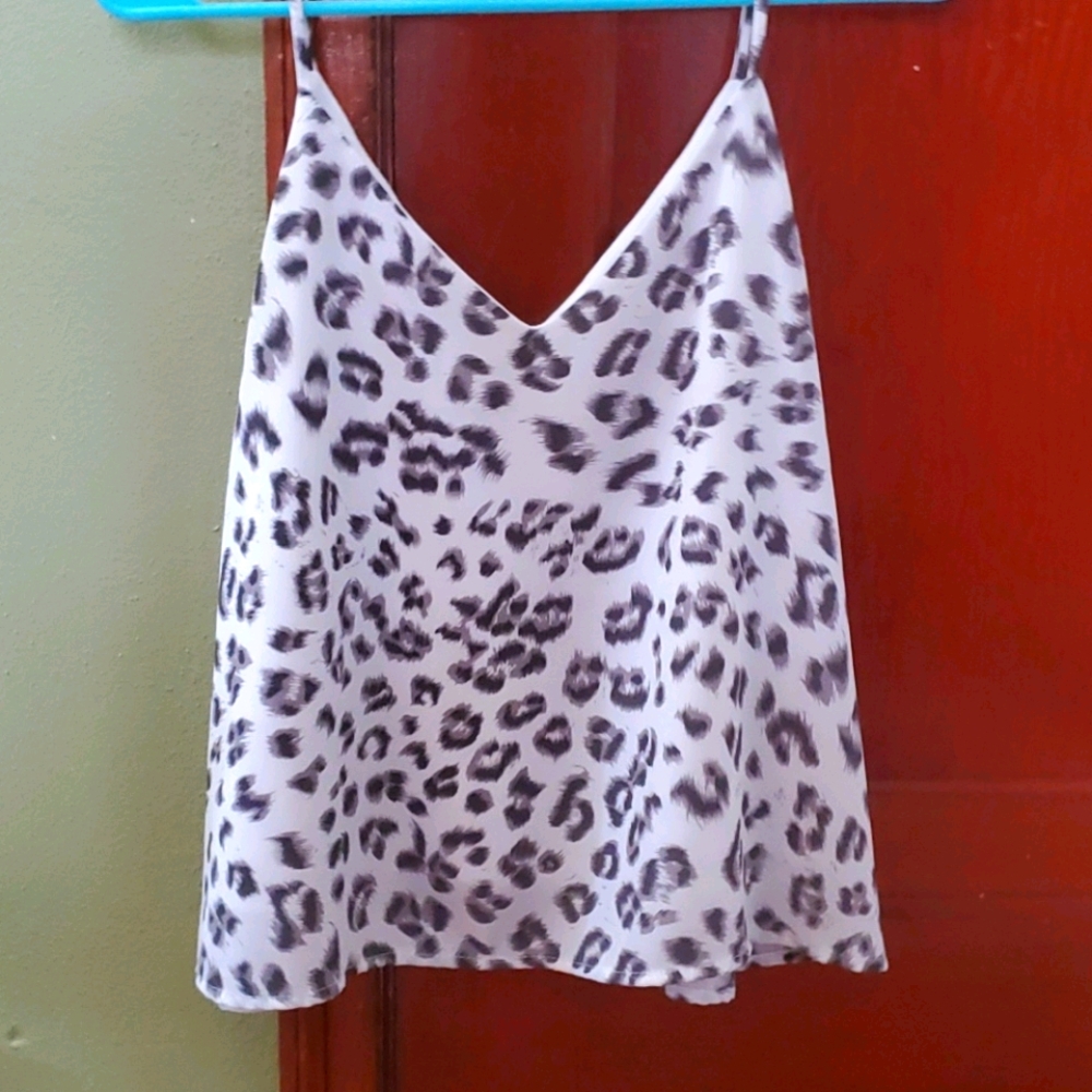 Animal print tank